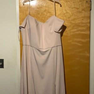 Blush Plus Size Bridesmaid’s Dress. Brand new, with tags.